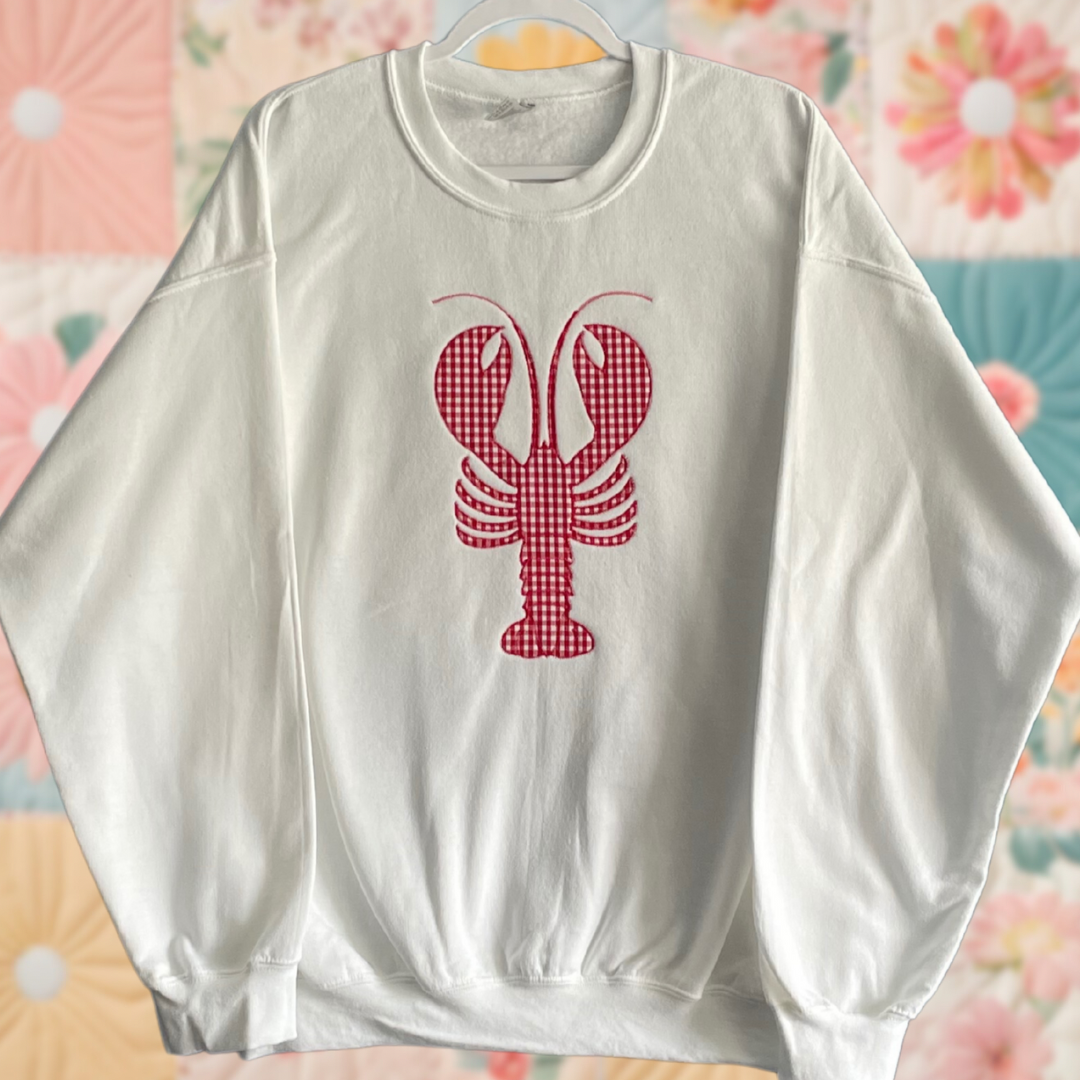 Lobster Patchwork Sweatshirt