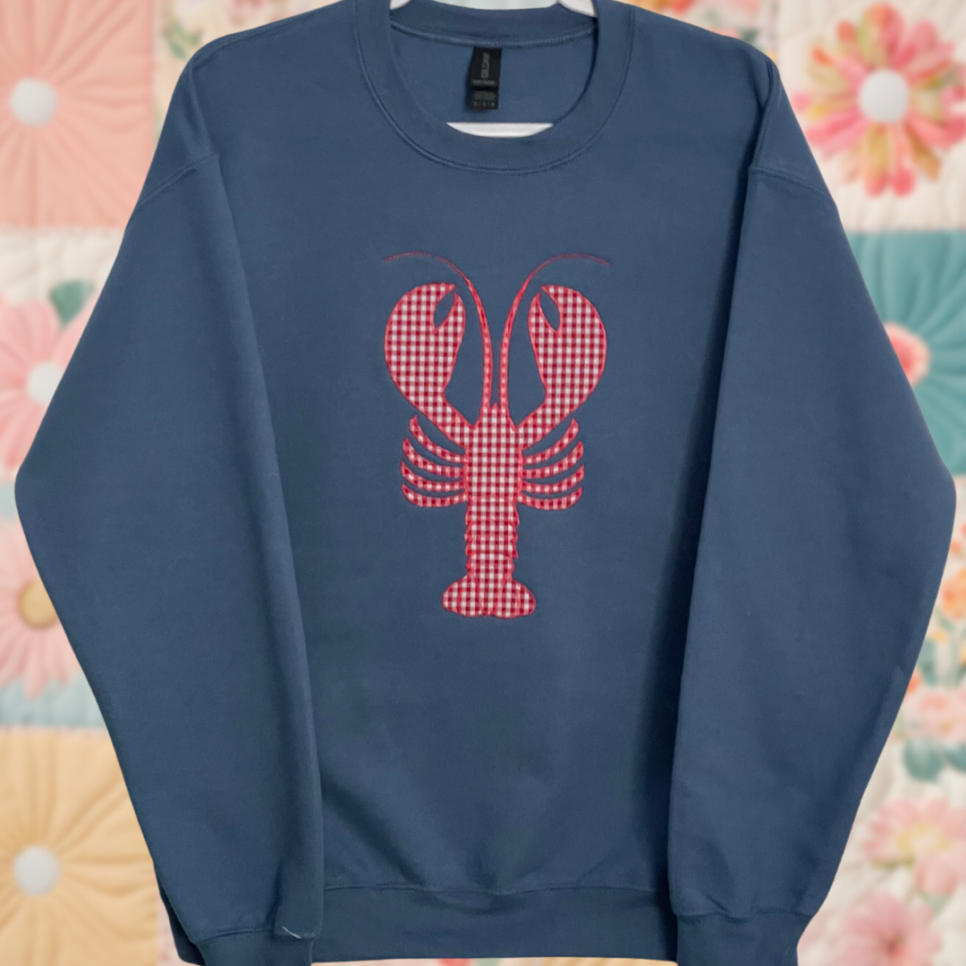 Lobster Patchwork Sweatshirt