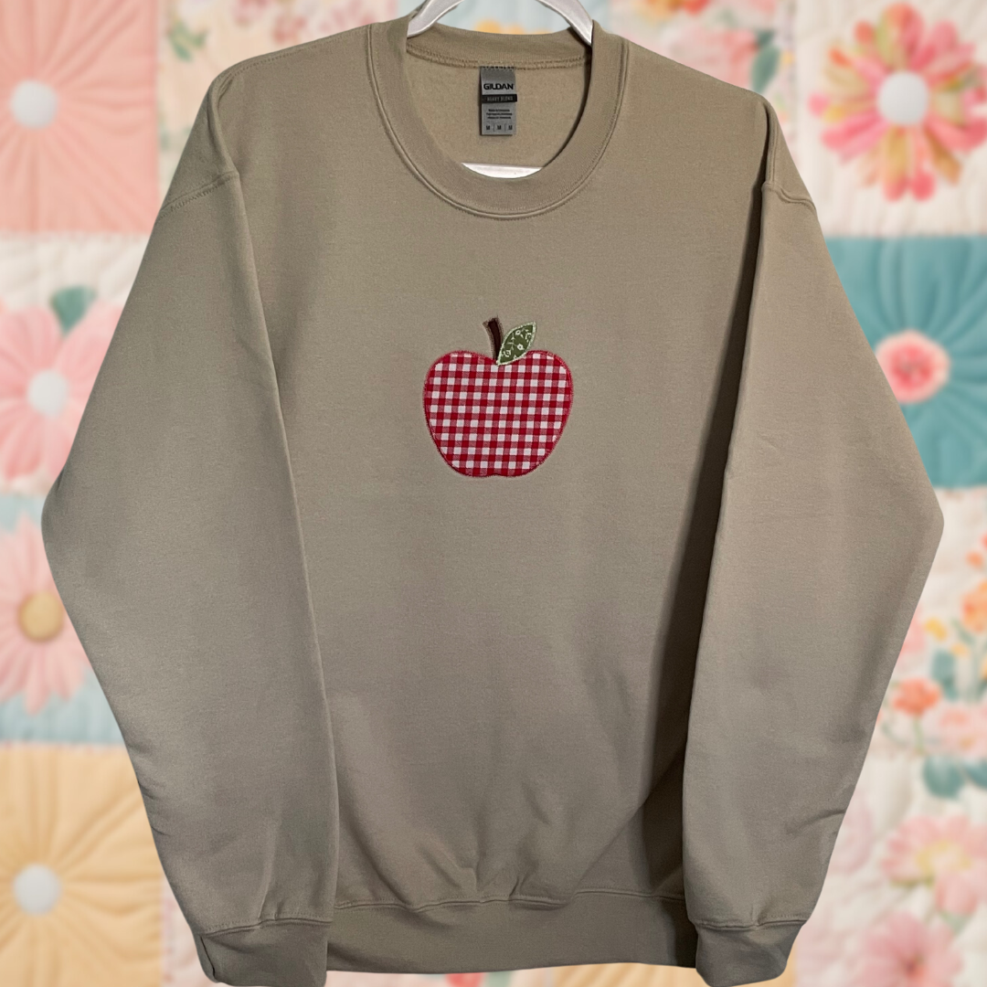 Apple Sweatshirt - Gingham