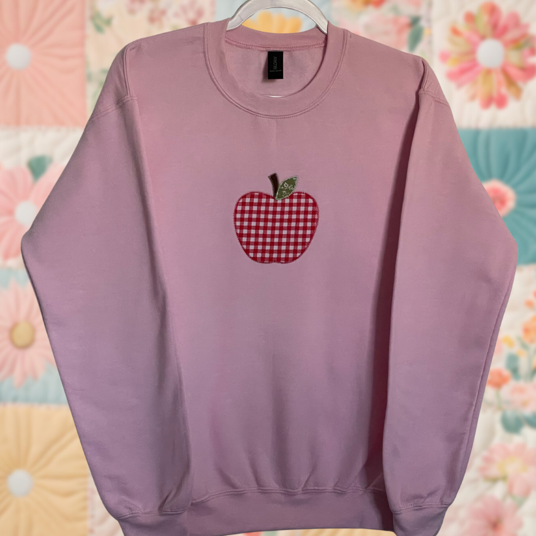 Apple Sweatshirt - Gingham