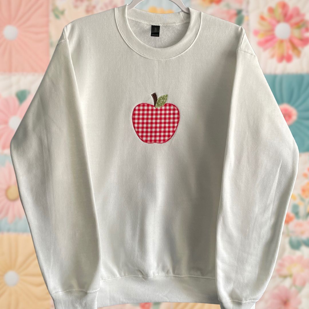 Apple Sweatshirt - Gingham