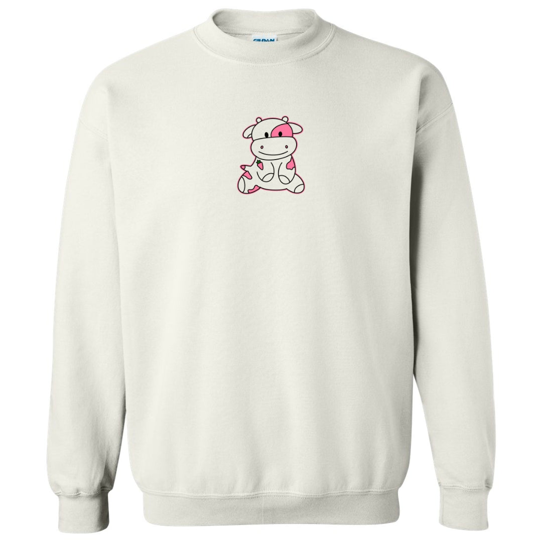 Cow crewneck sales