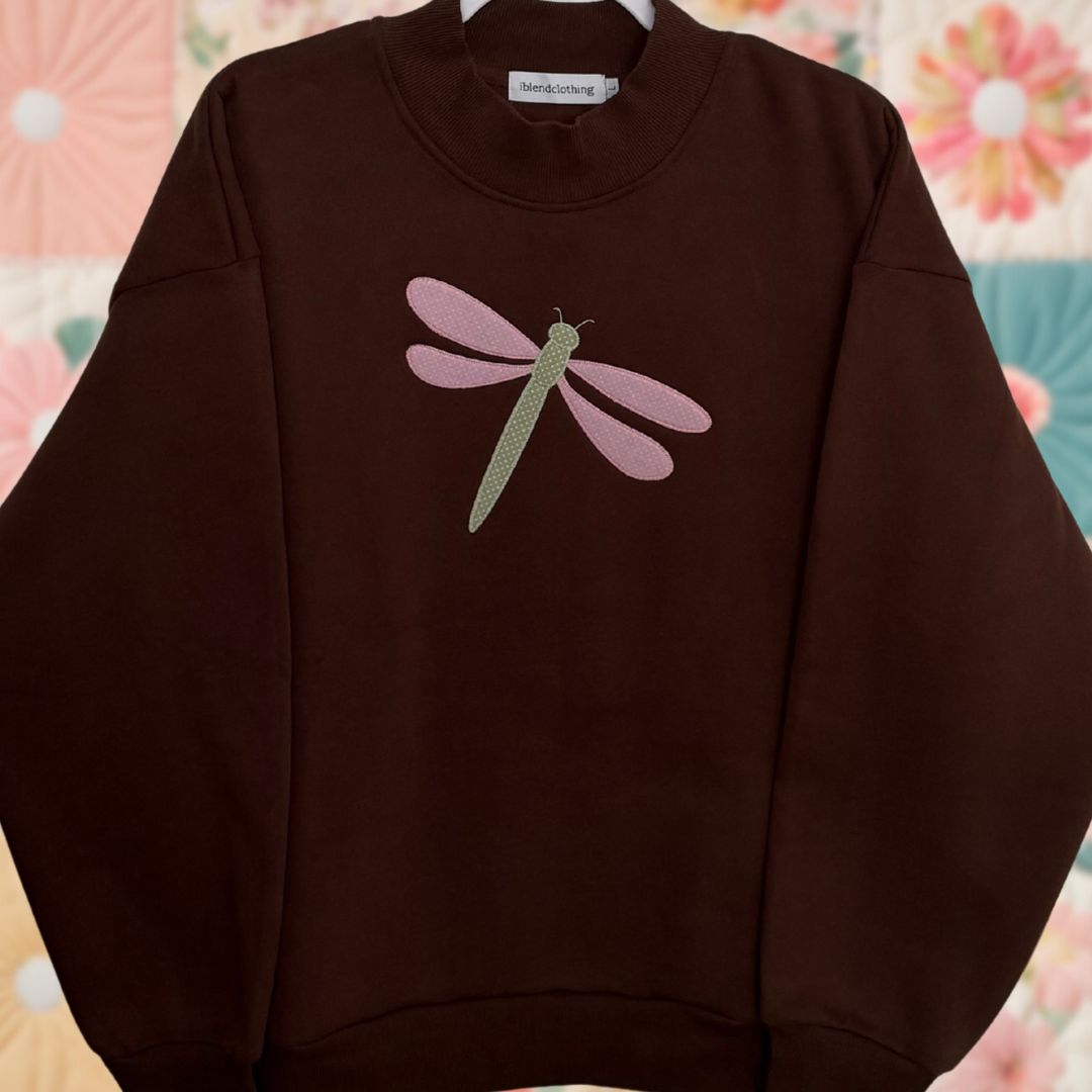 Dragonfly Mockneck Sweatshirt
