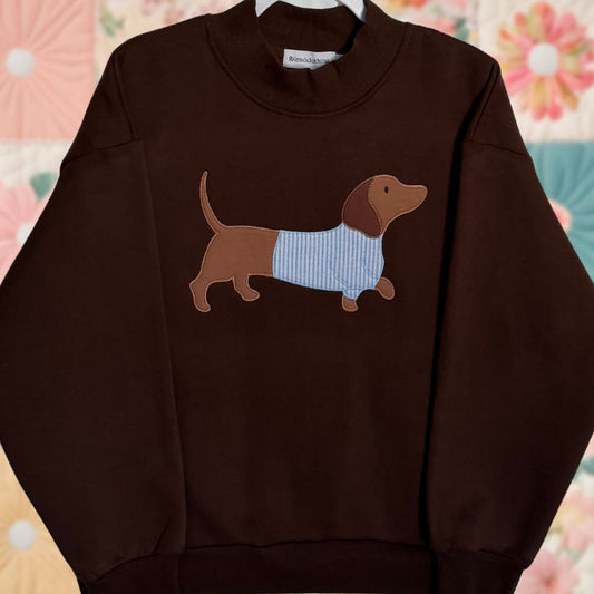 Sweater Dog Mockneck Sweatshirt