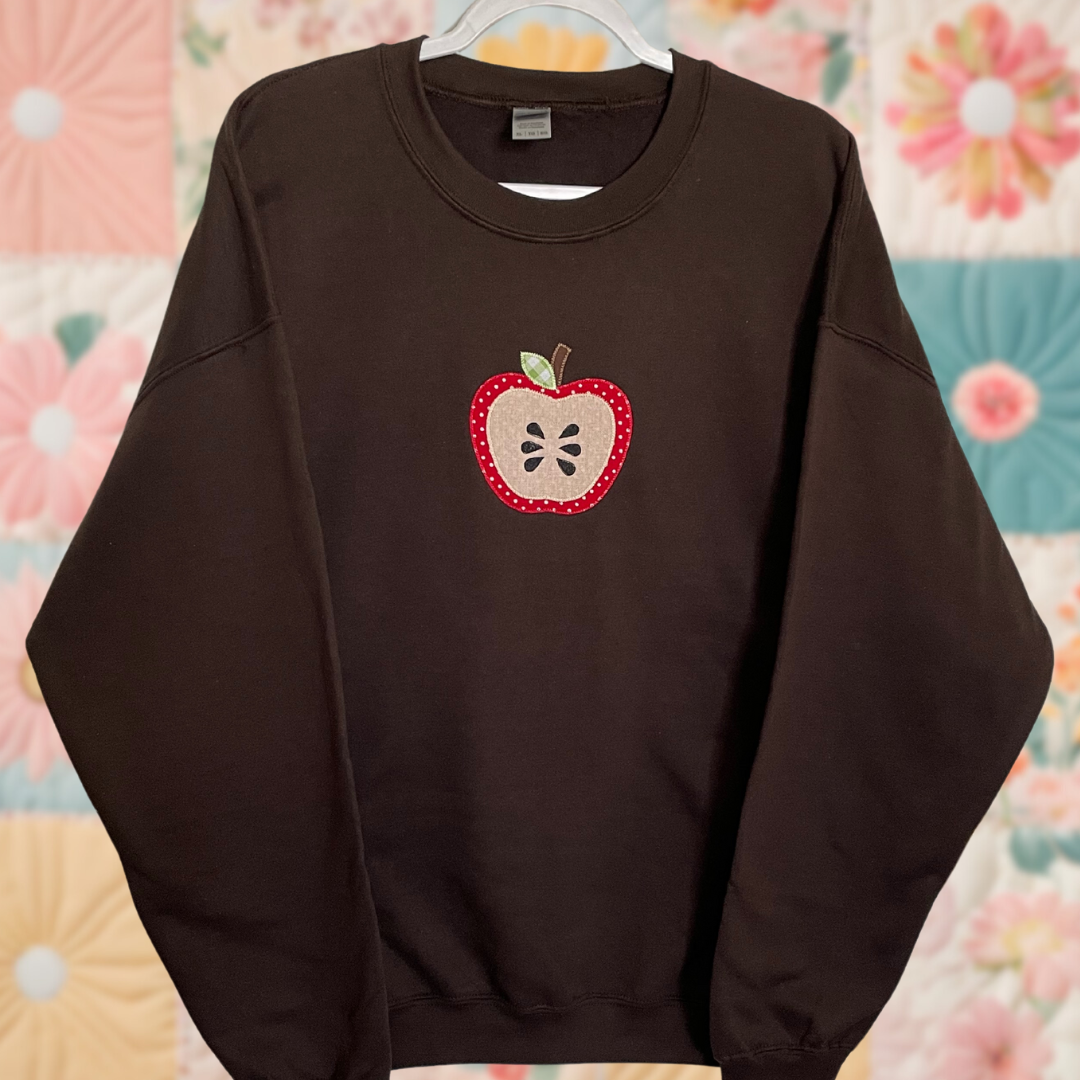 Half Apple Sweatshirt - Polka Dot