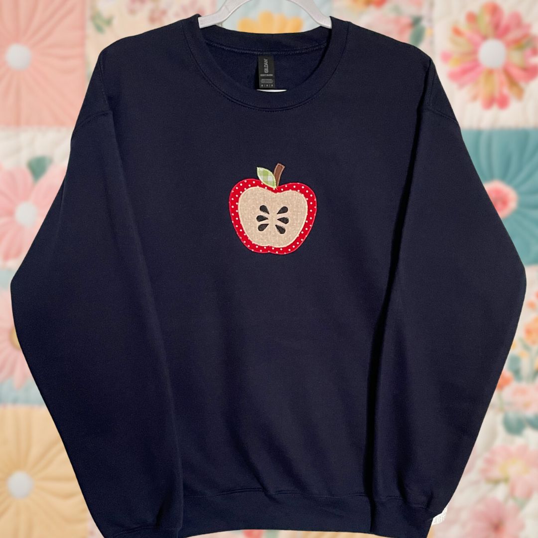 Half Apple Sweatshirt - Polka Dot